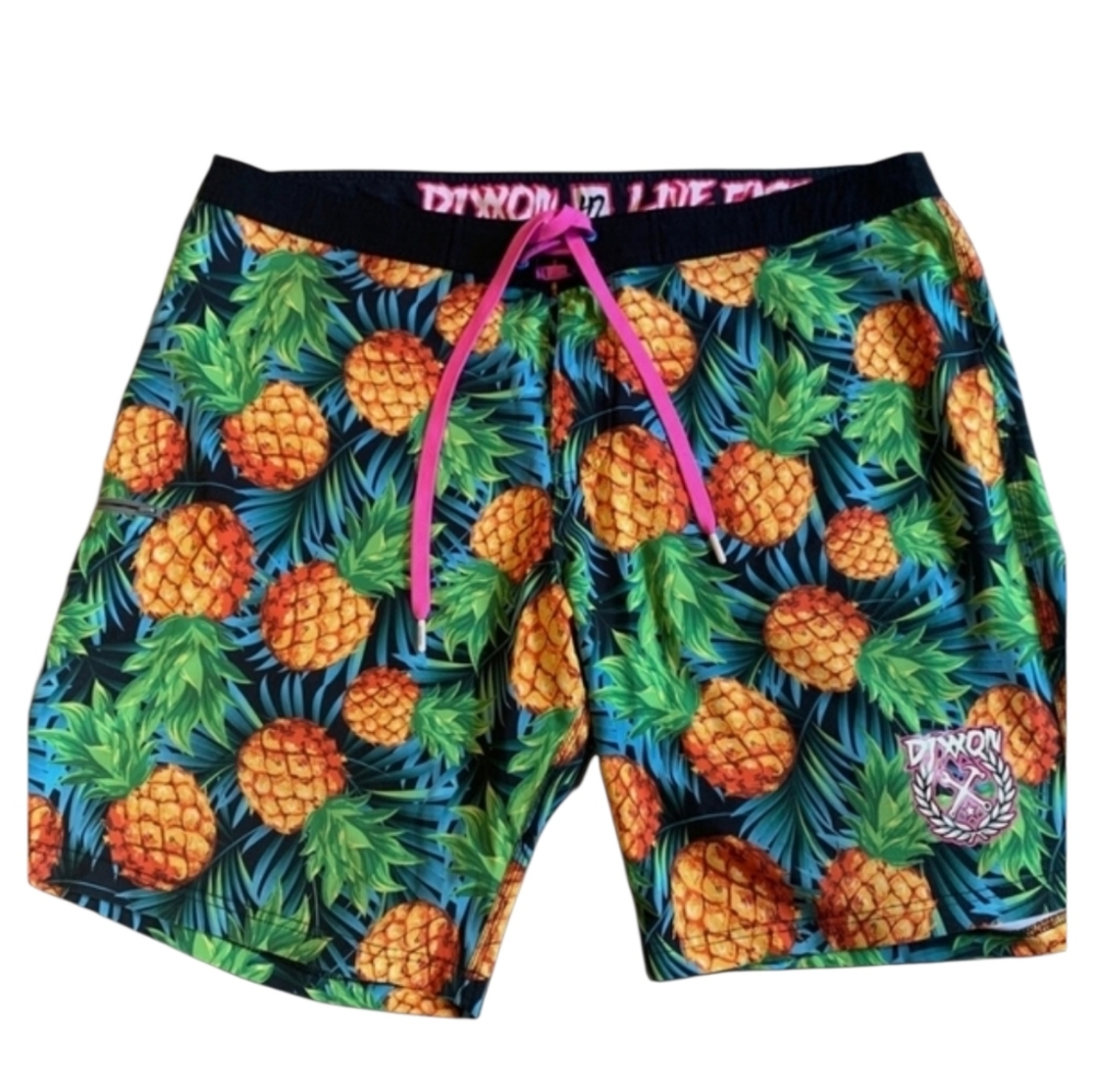 Dixxon Live Fast Pineapple Board shorts